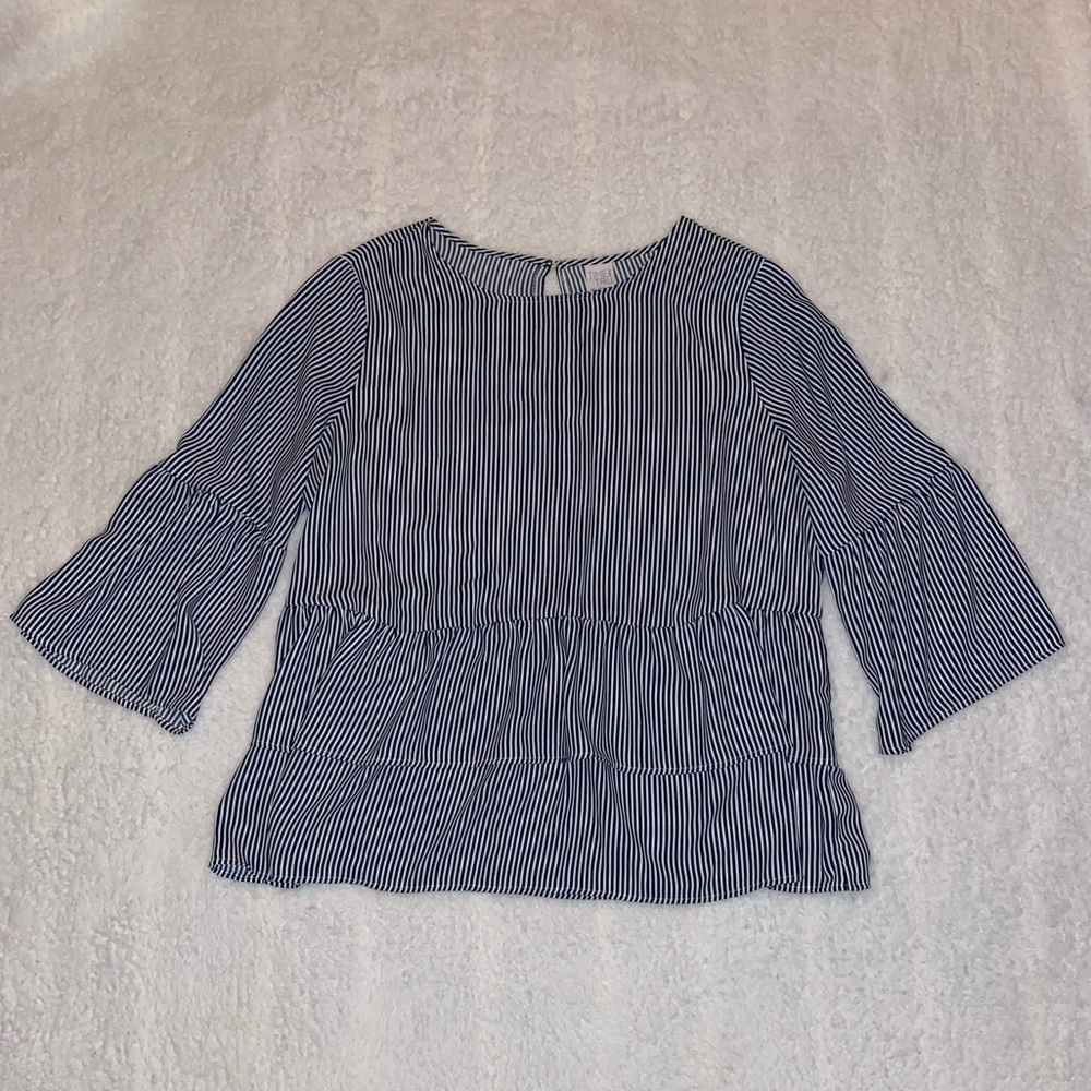 Navy Stripped Blouse